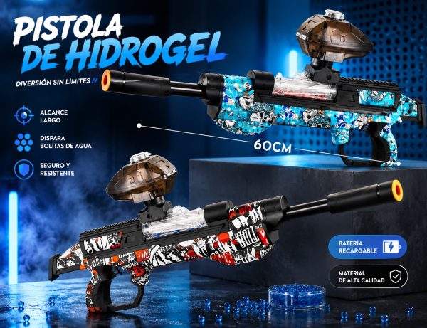 RIFLE CAZADPR DE HIDROGEL
