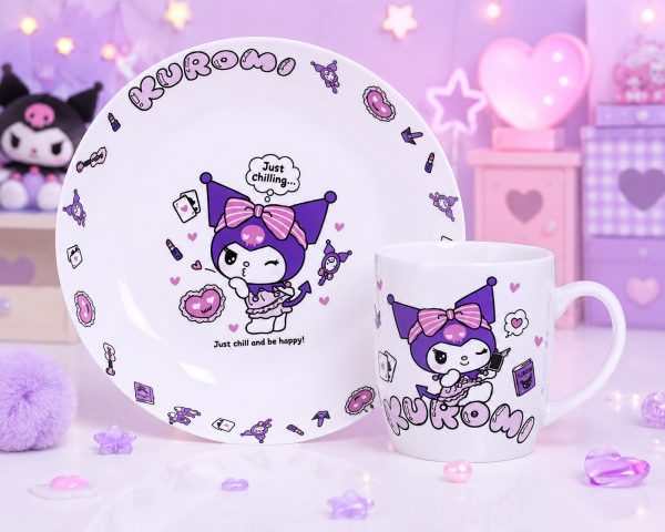 SET TAZA Y PLATO KUROMY
